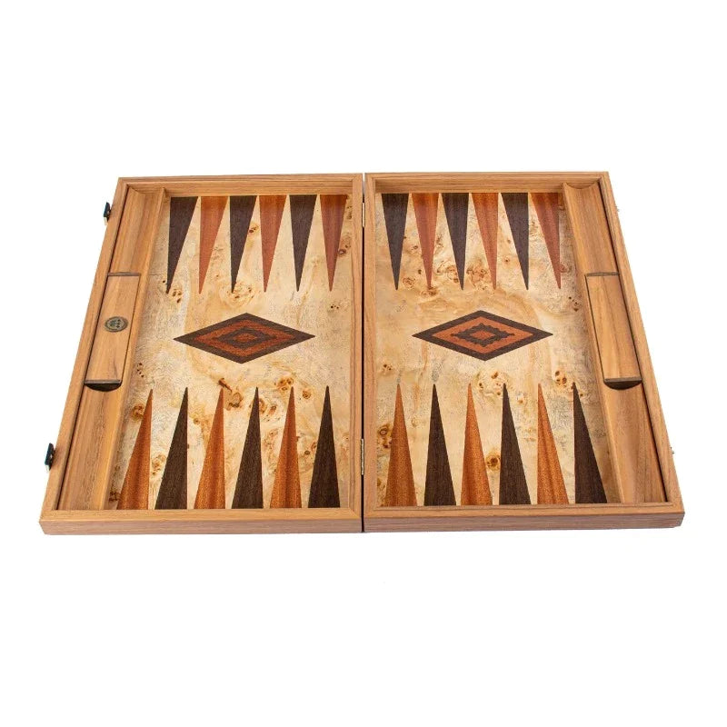 Set Backgammon Classico In Noce Fatto A Mano | Gioco Da Tavolo Strategia