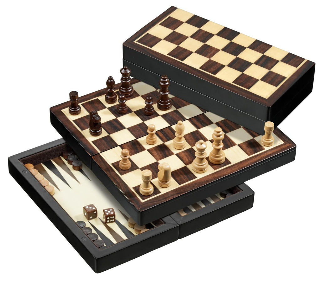 Travel Chess, Backgammon, and Checkers Set (Magnetic)