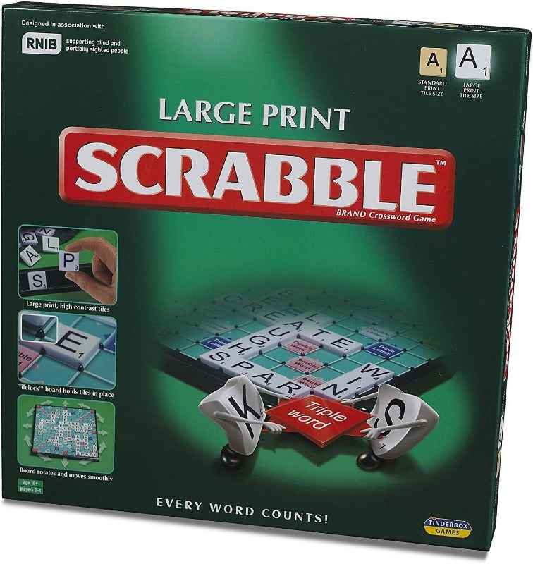 Scrabble Large Print Edition - BoardGamer.ie