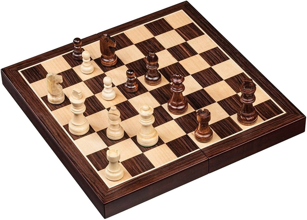 Chess, Checkers and Backgammon Set (Birch & Schima Wood) - Philos