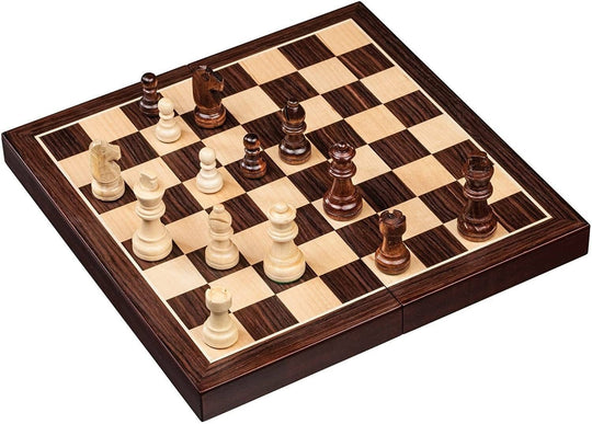 Chess, Checkers and Backgammon Set (Birch & Schima Wood)