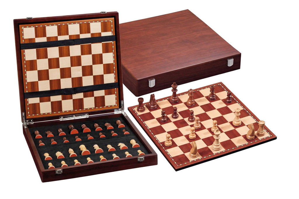 Exclusive Wood Chess Set (Mahogany & Maple)