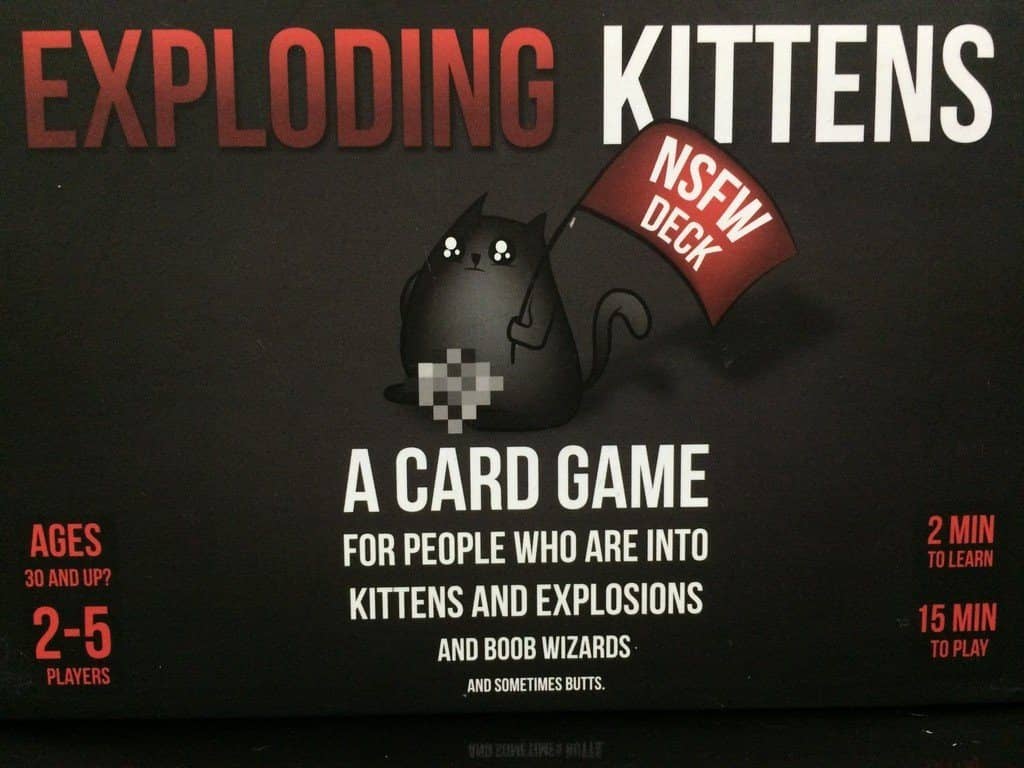 Exploding Kittens: NSFW Edition - The Oatmeal