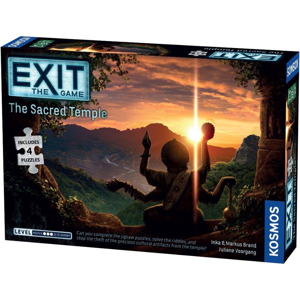 Exit: The Game - The Sacred Temple (with Jigsaw Puzzle)