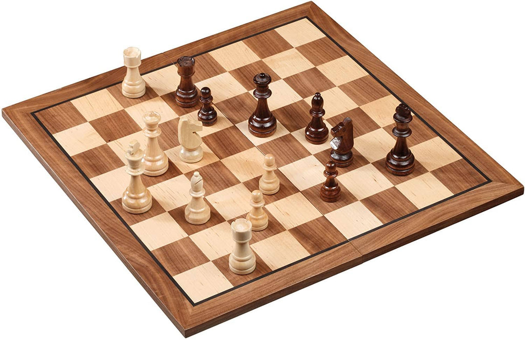 Hand Crafted Folding Wood Chess Set