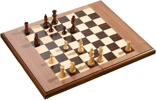 Deluxe Chess, Backgammon & Checkers Set (Large)