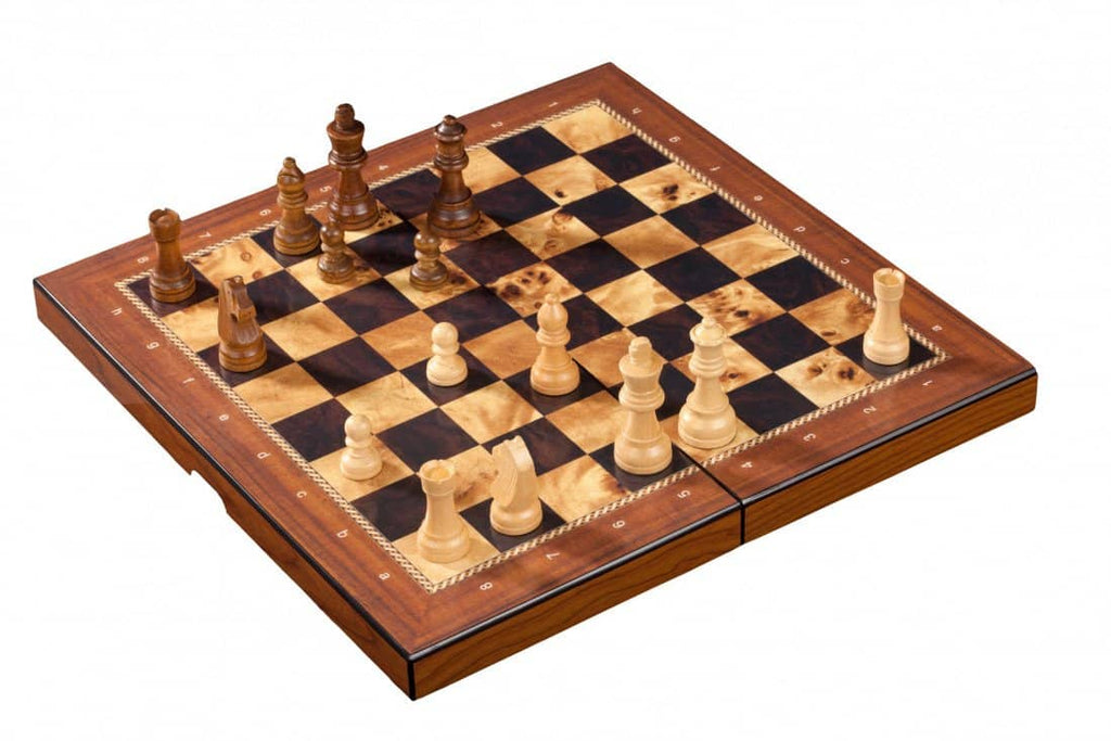 Wood Chess Set, 40mm Field